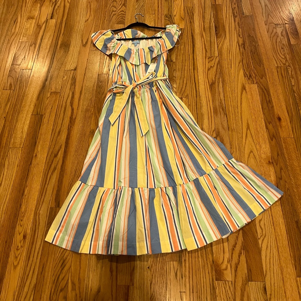 Draper James Multicolor  Striped Maxi Dress